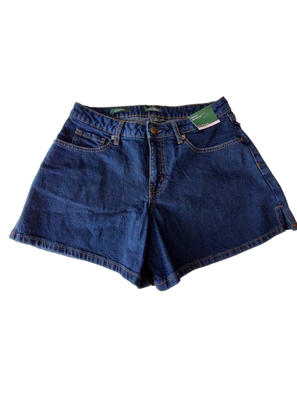 Will Fable Denim Low Stretch High-Waisted Shorts With Rear Pockets Size 8/R